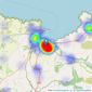 JJ Morris - Fishguard listings heatmap