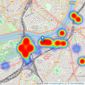 JLL - Battersea listings heatmap