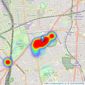 JLL - Finsbury Park listings heatmap