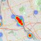 JLL - Kensington High Street listings heatmap