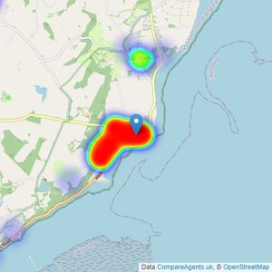 Joan Hopkin - Beaumaris listings heatmap