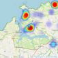 John Bray & Partners - Rock listings heatmap