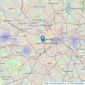 John D Wood & Co. New Homes - London listings heatmap