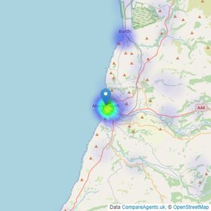 John Francis - Aberystwyth listings heatmap