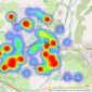 John Francis - Gorseinon listings heatmap