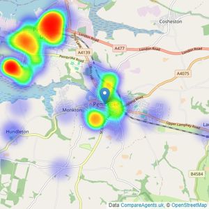 John Francis - Pembroke listings heatmap