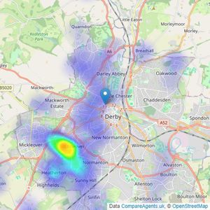 John German - Derby listings heatmap