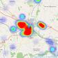 John German - Uttoxeter listings heatmap