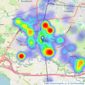 John Hilditch & Co - Hale listings heatmap