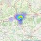 John Kingston Estate Agents - Sevenoaks listings heatmap