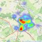 John Nash & Co. - Amersham listings heatmap