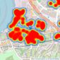 John Payne - East Greenwich listings heatmap