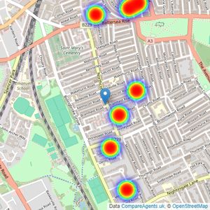 John Thorogood - London listings heatmap