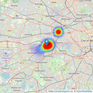 JOHNS&CO - Brentford listings heatmap