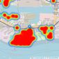 JOHNS&CO - Royal Wharf listings heatmap