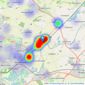 Johnsons and Partners - Burton Joyce listings heatmap