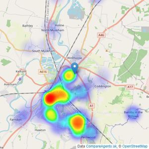 Jon Brambles - Newark listings heatmap