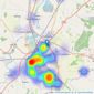 Jon Brambles - Newark listings heatmap