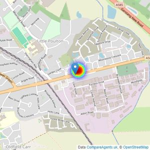 Jones Homes listings heatmap