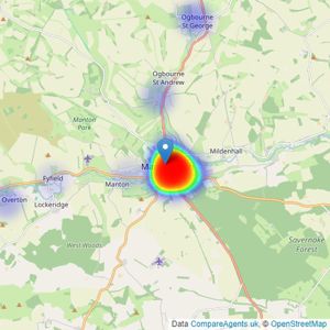 Jones Robinson - Marlborough listings heatmap