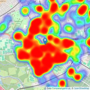 Jordan Fishwick - Chorlton listings heatmap