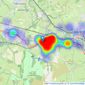 Jordan Fishwick - Disley listings heatmap