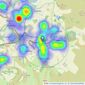 Jordan Fishwick - Glossop listings heatmap