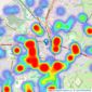 Jordan Fishwick - Macclesfield listings heatmap