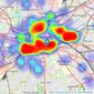 Jordan Fishwick - Manchester listings heatmap