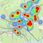 Jordan Fishwick - New Mills listings heatmap