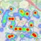 Jordan Fishwick - Sale listings heatmap