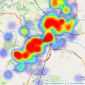 Jordan Fishwick - Wilmslow listings heatmap