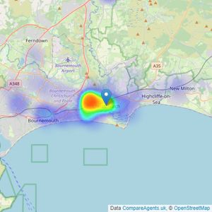 Jordan Marks Estates - Christchurch listings heatmap