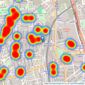 Jorgensen Turner - Shepherds Bush and Hammersmith listings heatmap