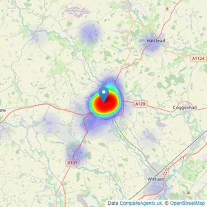 Joscelyne Chase - Essex listings heatmap