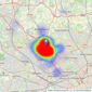 Joseph Scott - Edgware listings heatmap