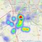 Jowett & Stone Estate Agents - Blaby listings heatmap