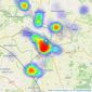 JP Knight - Wallingford listings heatmap