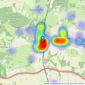 JR Property Services - Cuffley listings heatmap