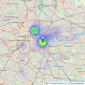 JS Estate Management - London listings heatmap