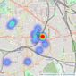 JT Clarke London - London listings heatmap