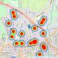 JT Homes - London listings heatmap