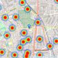 Julian Reid Estate Agents - Stoke Newington listings heatmap