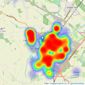 Julie Philpot - Kenilworth listings heatmap