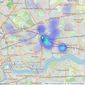 Just Moovin - Barking listings heatmap