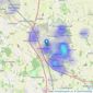 Kalm Estate Agents - Stevenage listings heatmap