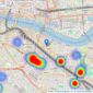 Kalmars Residential - London Bridge listings heatmap