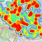 Karl Tatler Estate Agents - Wallasey listings heatmap