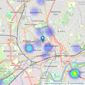 Katie Homes - Nottingham listings heatmap