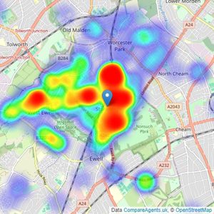 Kaybridge Residential - Stoneleigh listings heatmap